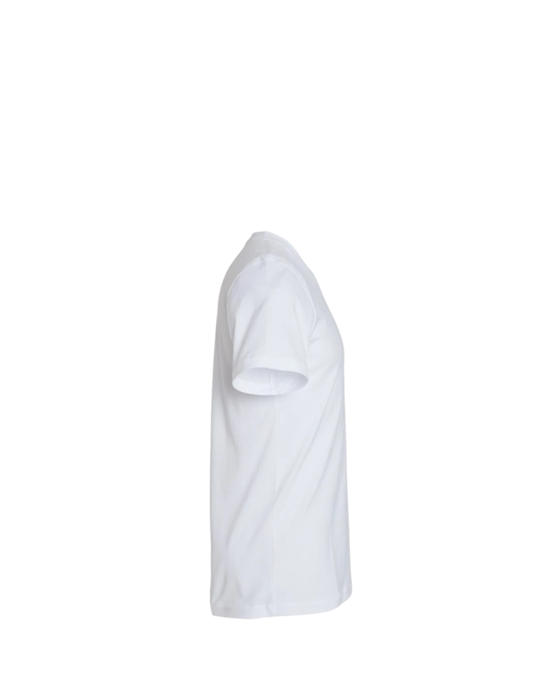 Image of a model wearing a 3001U Bella + Canvas Made in the USA Unisex Tee