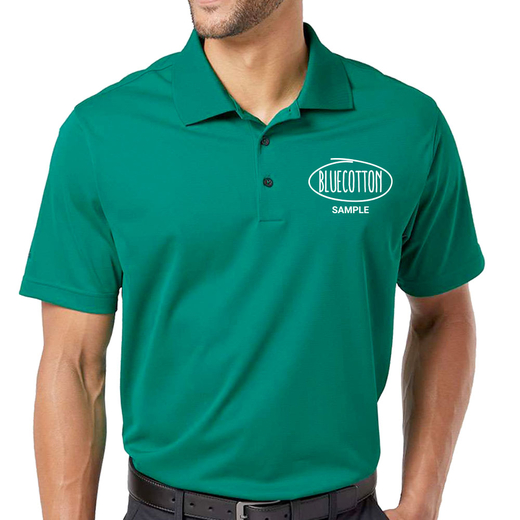 Sample image of A130 adidas Golf ClimaLite Pique Short-Sleeve Polo