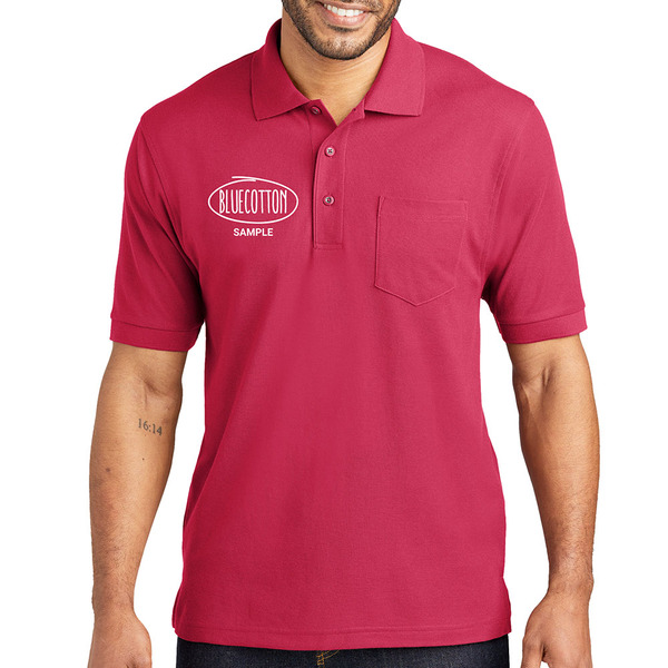 K500P Port Authority Silk Touch Polo with Pocket