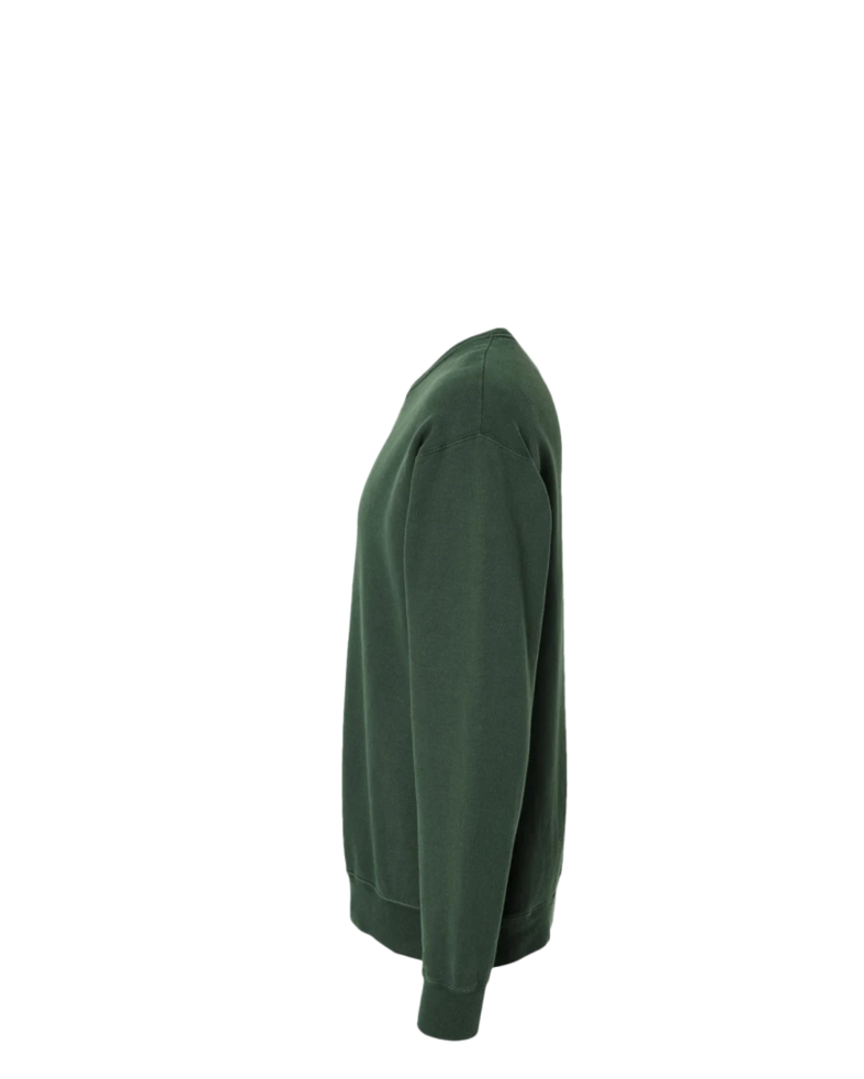 Image of a model wearing a GDH400 ComfortWash by Hanes Garment-Dyed Crewneck Sweatshirt