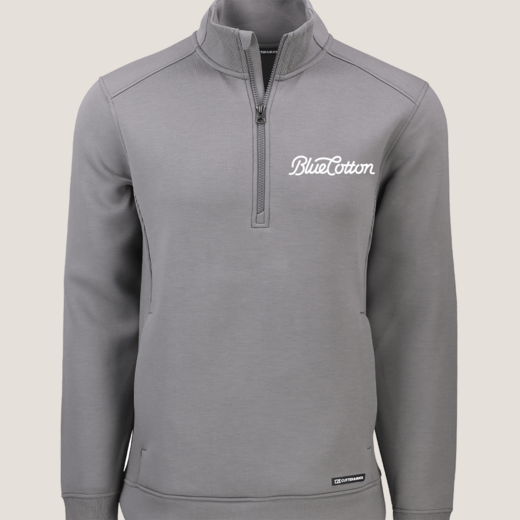 Sample image of MCK01308 Cutter & Buck Roam Eco Recycled Quarter Zip Mens Pullover