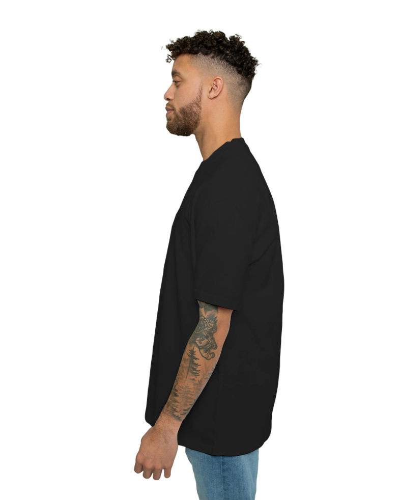 Image of a model wearing a 5082 AS Colour Heavy Faded Tee