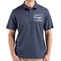 MCK01342 Cutter & Buck Pike Eco Shadow Check Print Recycled Mens Polo