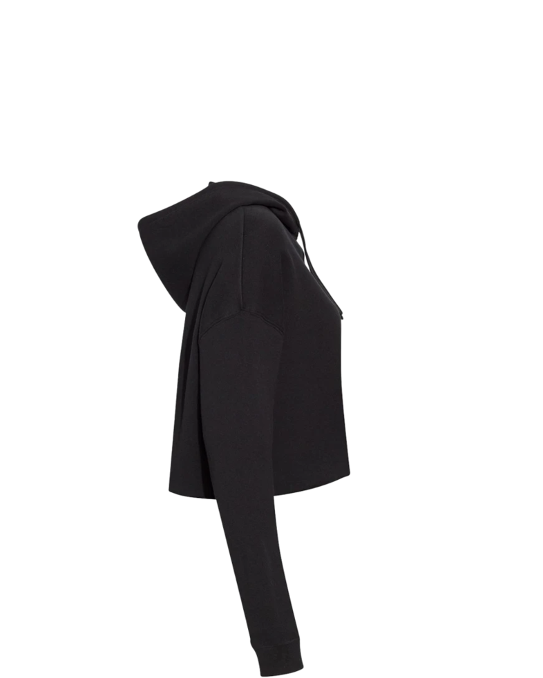 Image of a model wearing a AFX64CRP Independent Trading Co. Women’s Lightweight Cropped Hooded Sweatshirt
