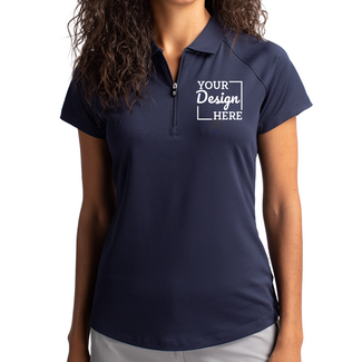Custom Polos:  LCK00071 Cutter & Buck Forge Stretch Womens Short Sleeve Polo