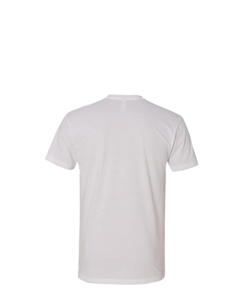 Image of a model wearing a 6410 Next Level Unisex Sueded T-Shirt