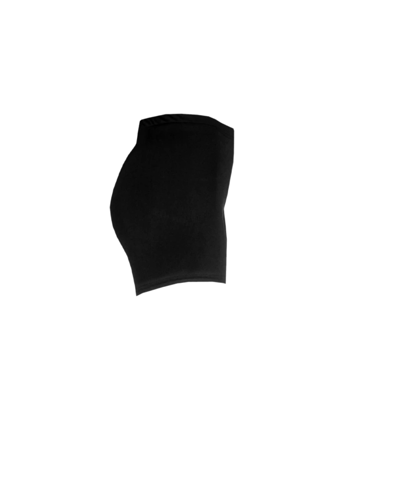 Image of a model wearing a BD4614 Badger Sport B-Fit Ladies' 4 Inch Short