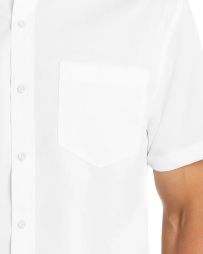 Closeup of a S664 Port Authority Short Sleeve SuperPro Twill Shirt