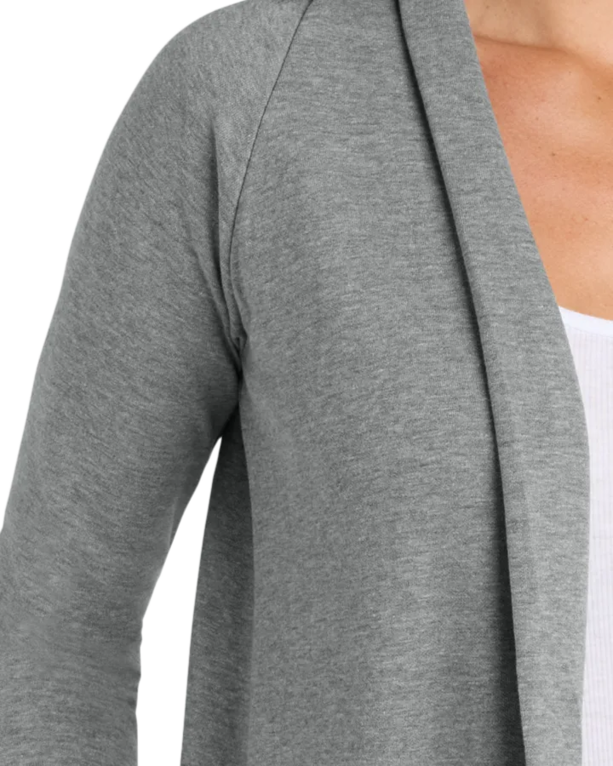 Closeup of a L807 Port Authority Ladies Interlock Cardigan