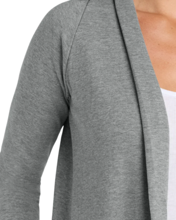 Closeup of a L807 Port Authority Ladies Interlock Cardigan