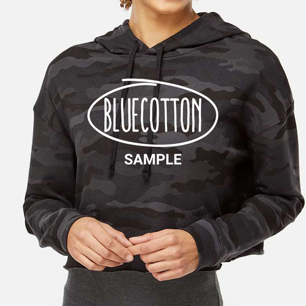 AFX64CRP Independent Trading Co. Women’s Lightweight Cropped Hooded Sweatshirt