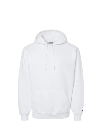 Model wearing a 1254 Badger Hooded Sweatshirt