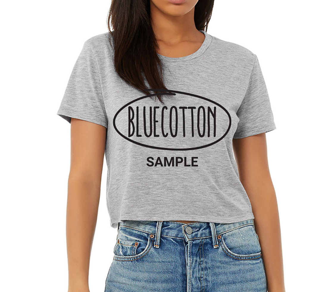 Image of 8882 Bella + Canvas Women’s Flowy Cropped Tee