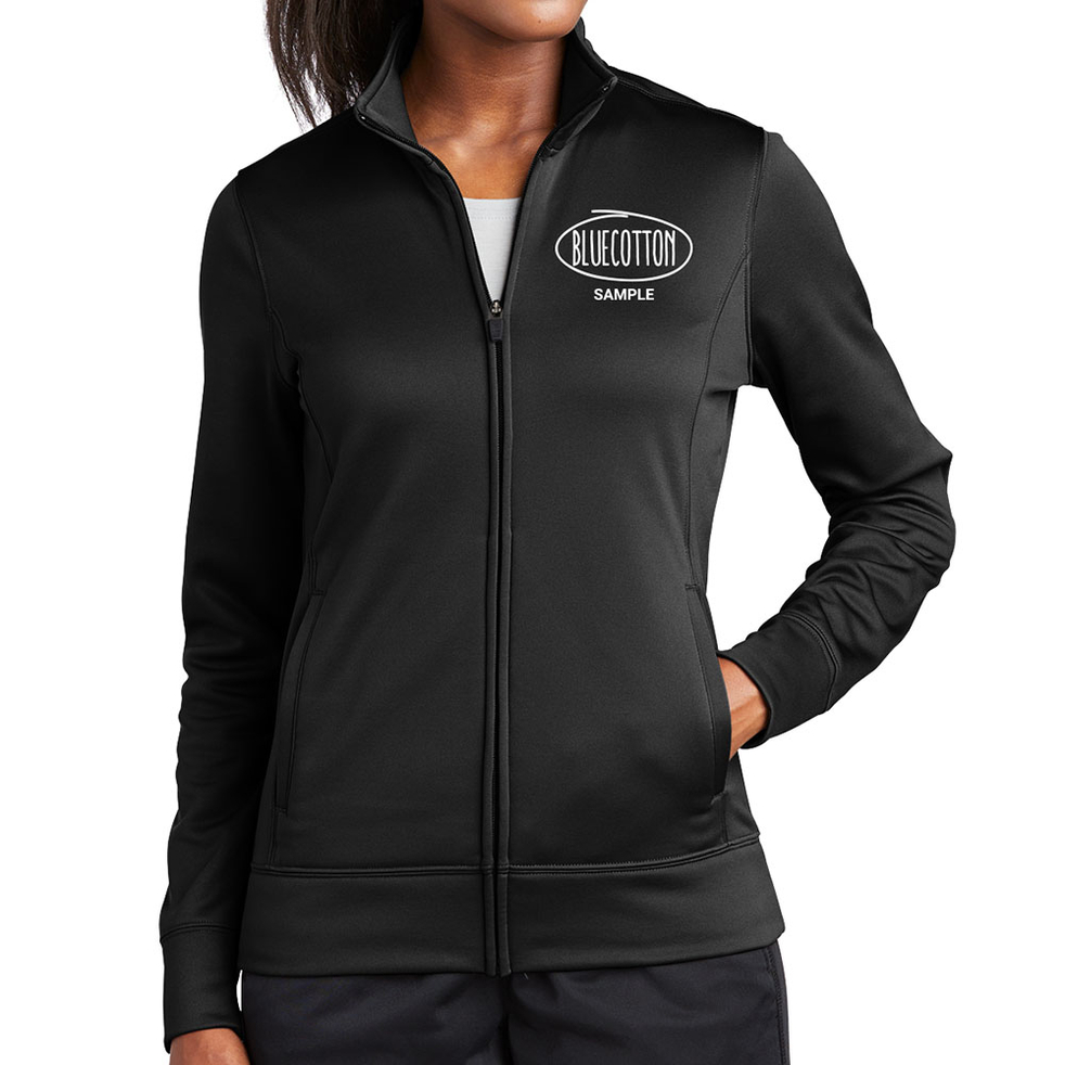 Image of LST241 Sport-Tek Ladies Sport-Wick Fleece Full-Zip Jacket