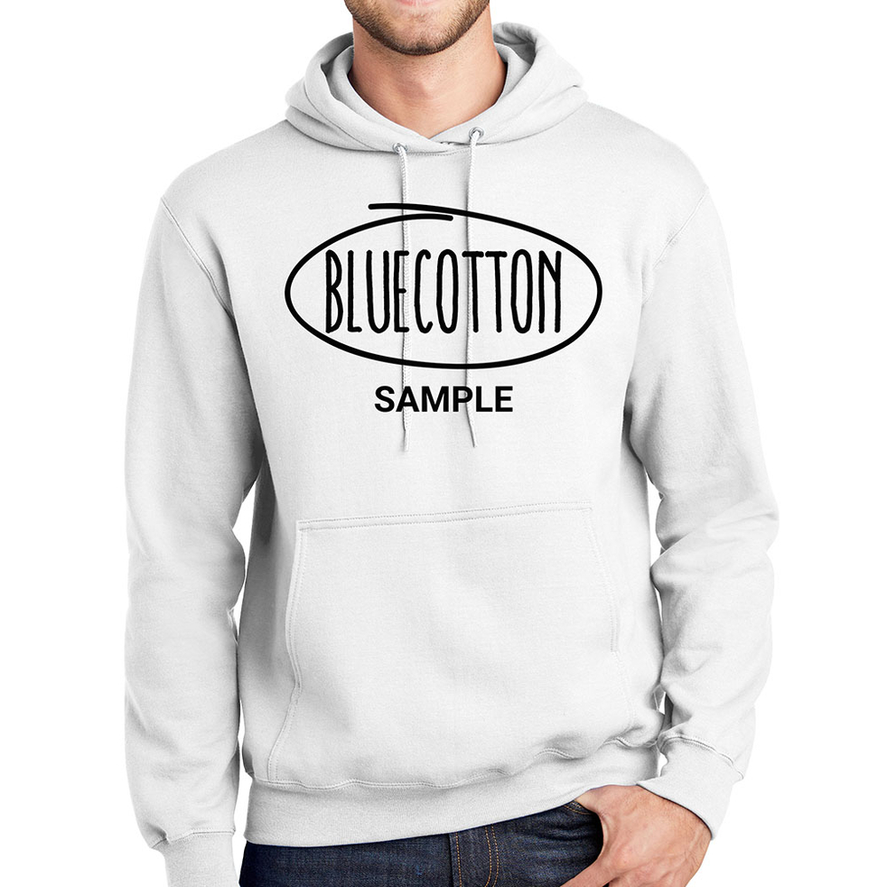 Image of PC90H Port & Company Essential Fleece Pullover Hooded Sweatshirt