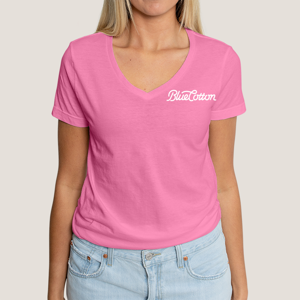 Image of 64V00L Gildan Softstyle® Women’s V-Neck T-Shirt