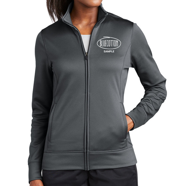 LST241 Sport-Tek Ladies Sport-Wick Fleece Full-Zip Jacket