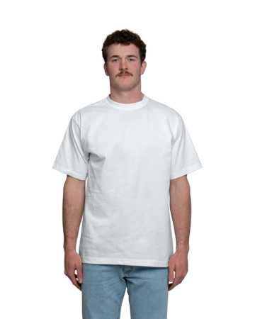 Model wearing a 299 Tultex Heavyweight Street T-Shirt