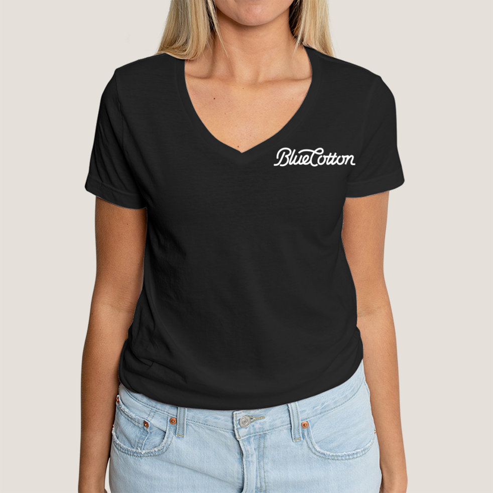 Image of 64V00L Gildan Softstyle® Women’s V-Neck T-Shirt