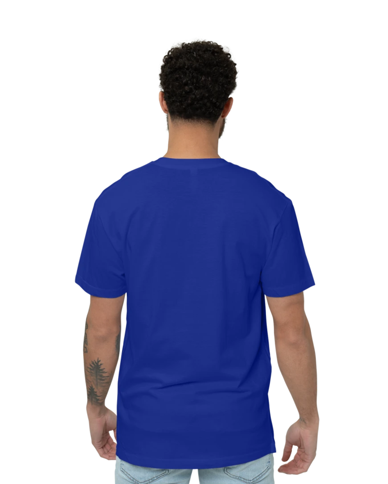 Image of a model wearing a 2001 American Apparel Fine Jersey Tee
