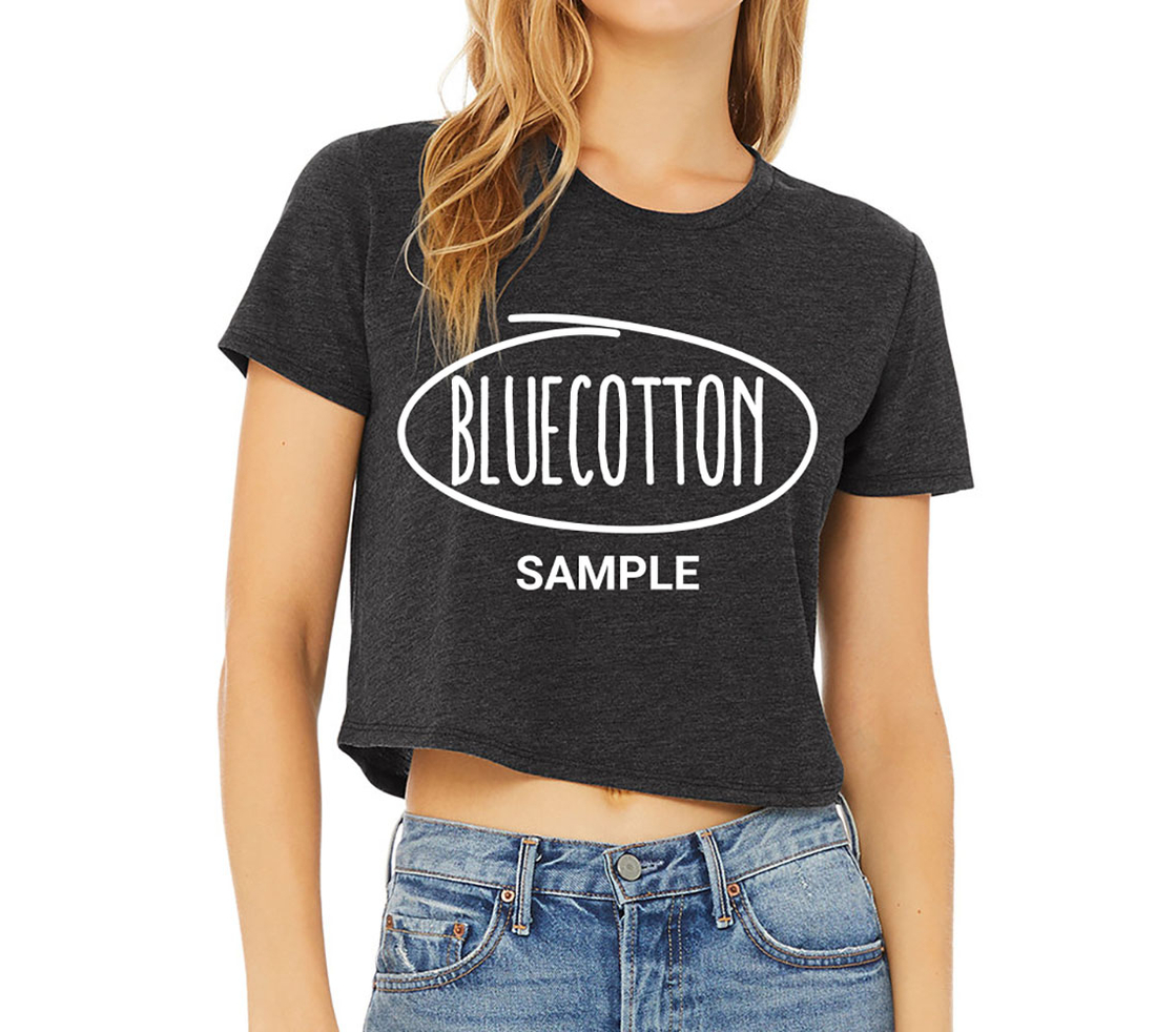 Image of 8882 Bella + Canvas Women’s Flowy Cropped Tee
