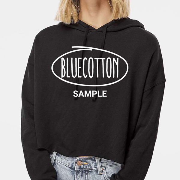 AFX64CRP Independent Trading Co. Women’s Lightweight Cropped Hooded Sweatshirt