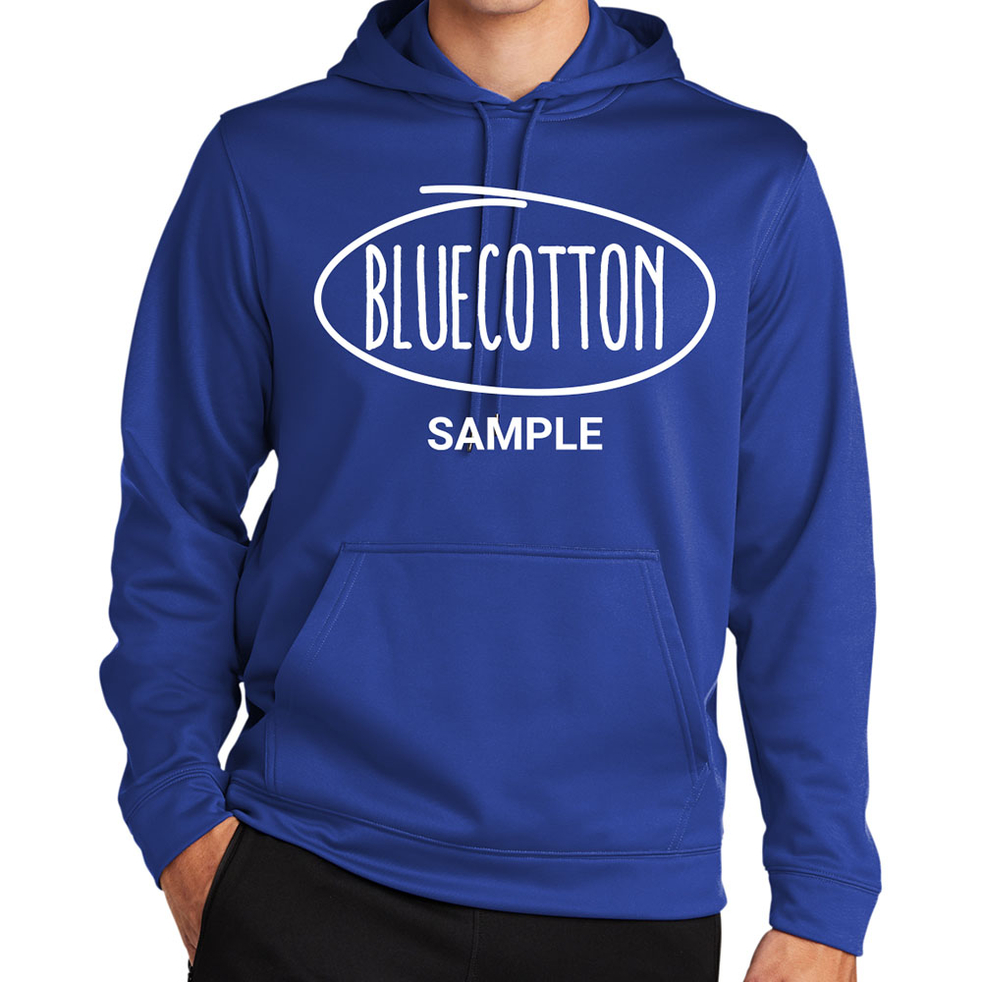 Image of F244 Sport-Tek Sport-Wick Fleeced Hooded Pullover