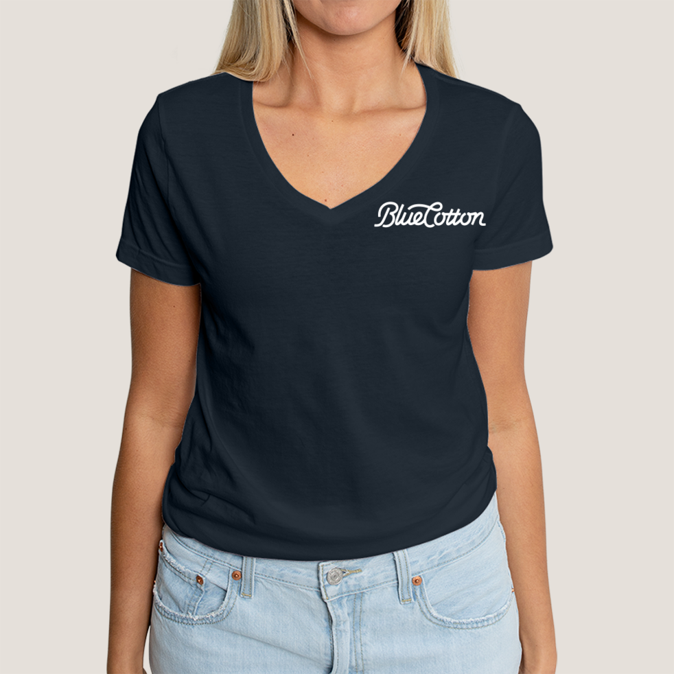 Image of 64V00L Gildan Softstyle® Women’s V-Neck T-Shirt