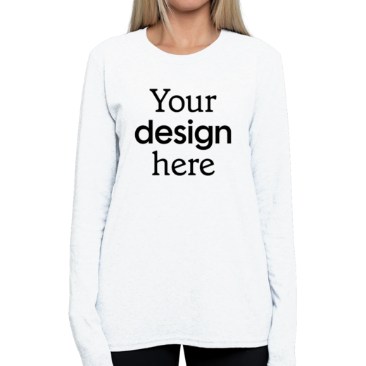 Sample image of LPC54LS Port & Company Ladies Long Sleeve Core Cotton T-Shirt