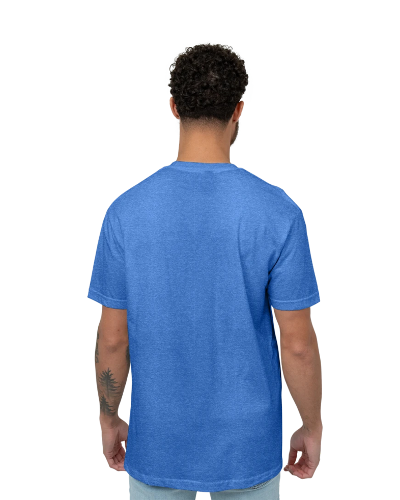 Image of a model wearing a 64000 Gildan SoftStyle Tee