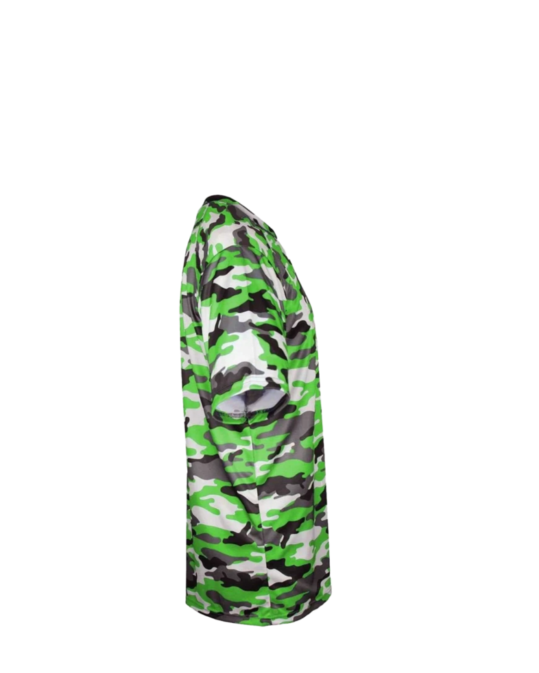 Image of a model wearing a BG4181 Badger Camo Short Sleeve T-Shirt 