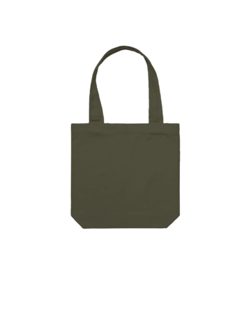 Model wearing a 1001 AS Colour Carrie Tote