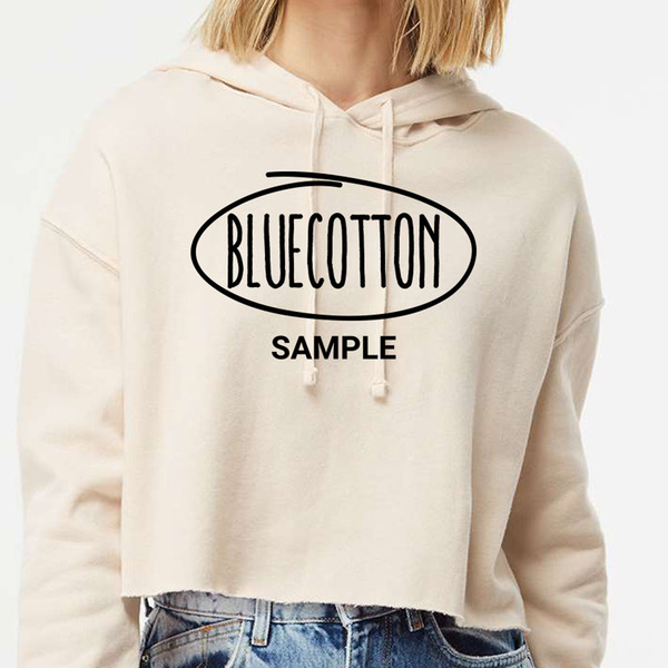 AFX64CRP Independent Trading Co. Women’s Lightweight Cropped Hooded Sweatshirt