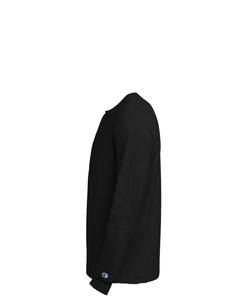 Image of a model wearing a CC8C Champion Heritage 5.2-Oz. Jersey Long Sleeve Tee