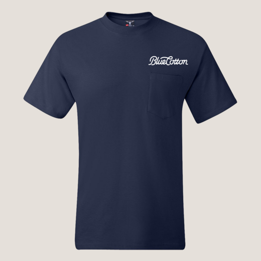 Sample image of 5190 Hanes Beefy-T with Pocket
