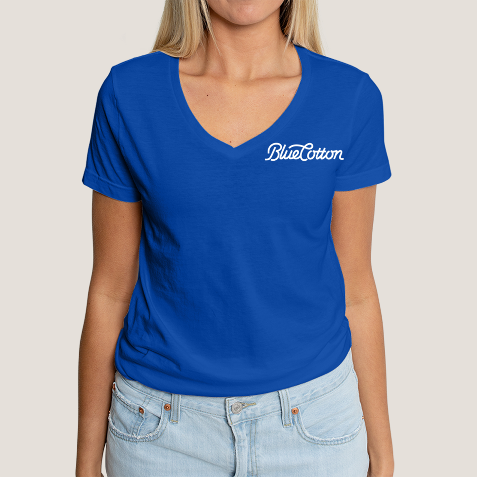 Image of 64V00L Gildan Softstyle® Women’s V-Neck T-Shirt