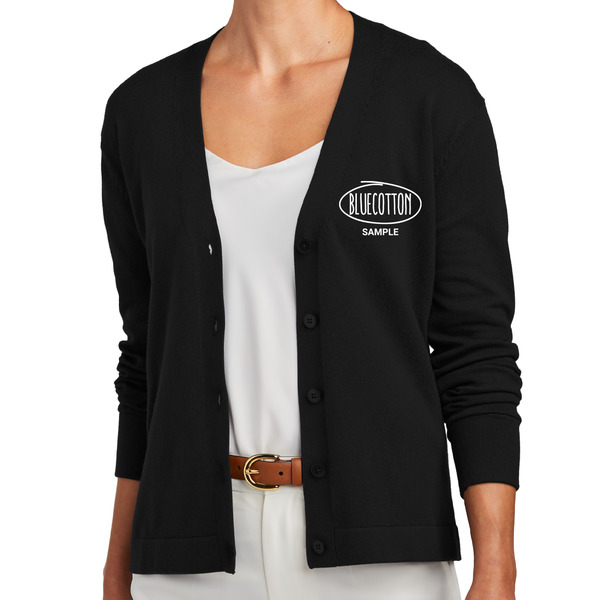 BB18405 Brooks Brothers® Women’s Cotton Stretch Cardigan Sweater
