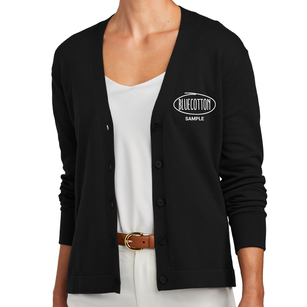 Image of BB18405 Brooks Brothers® Women’s Cotton Stretch Cardigan Sweater