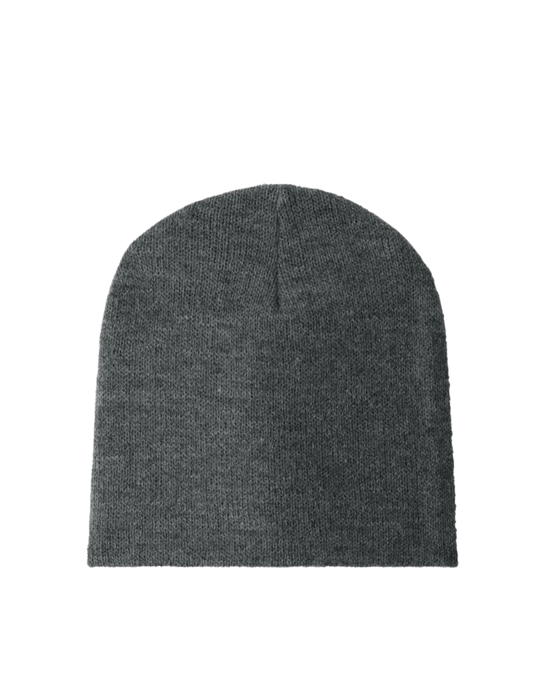 Image of a model wearing a CP91 Port & Company Beanie Cap