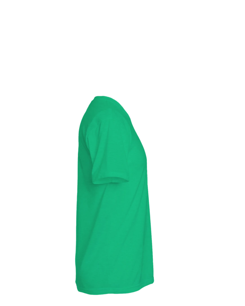 Image of a model wearing a NL6010 Next Level Unisex Tri-Blend Crew Tee