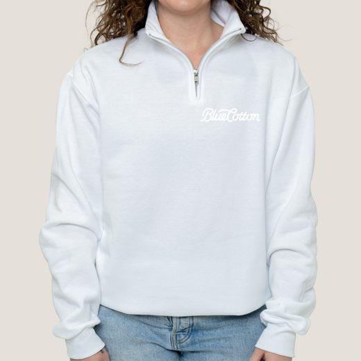 Sample image of 995M Jerzees Nublend Adult Quarter-Zip Cadet Collar Sweatshirt
