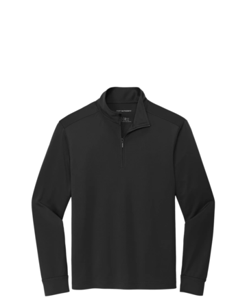 Model wearing a K865 Port Authority® C-FREE™ Snag-Proof 1/4-Zip