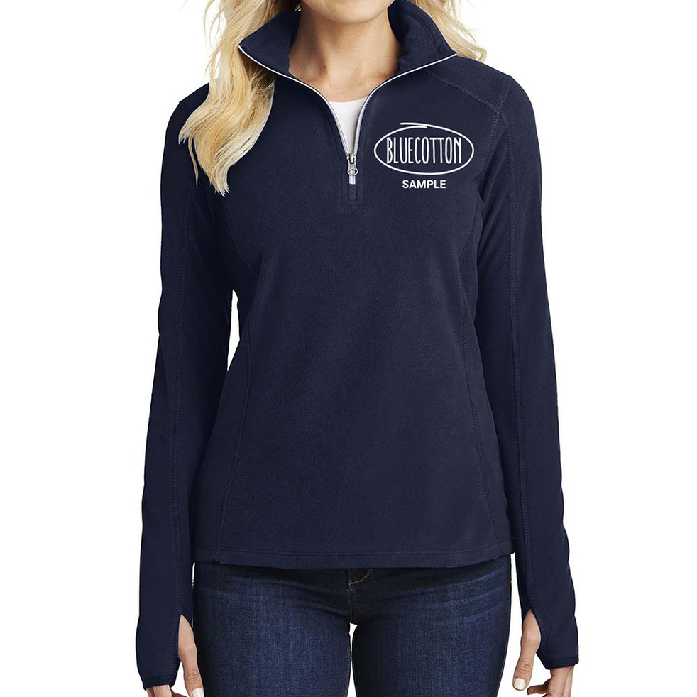 Image of L224 Port Authority Ladies Microfleece 1/2-Zip Pullover