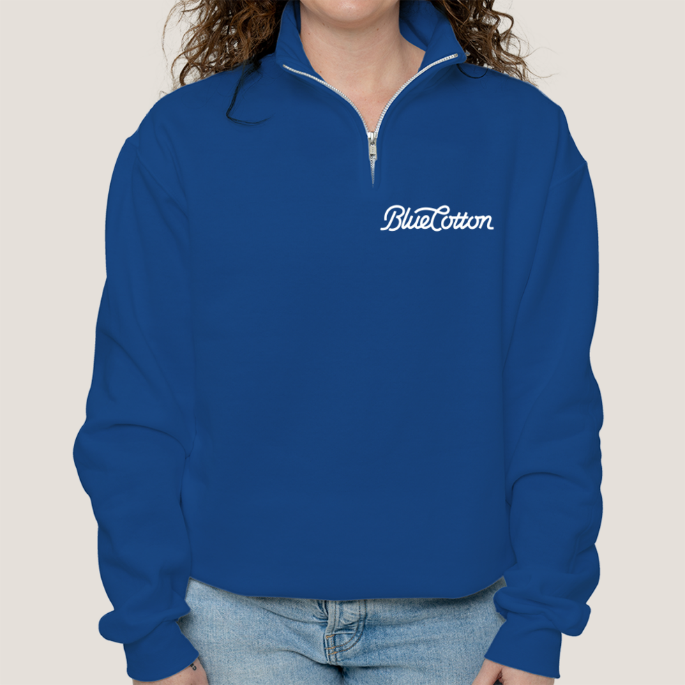 Image of 995M Jerzees Nublend Adult Quarter-Zip Cadet Collar Sweatshirt