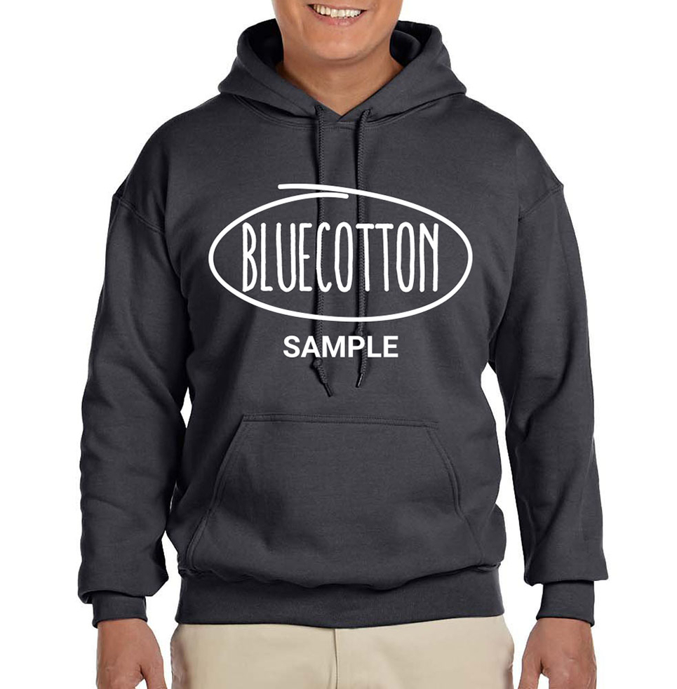 Image of 18500 Gildan Blend Pullover Hooded Sweatshirt