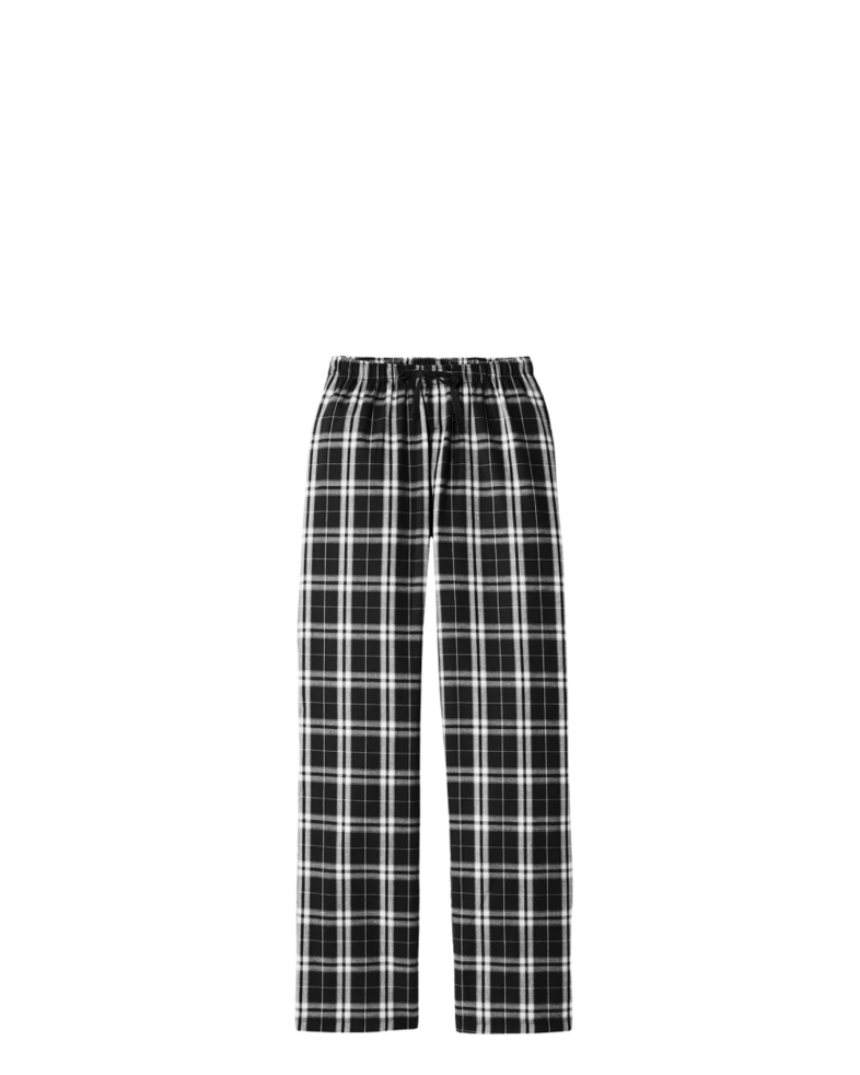 Image of a model wearing a DT2800 District Women's Flannel Plaid Pant
