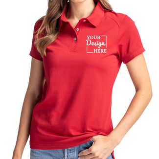 Custom Featured Brands:  LCK08685 Cutter & Buck Ladies Advantage Tri-Blend Pique Polo