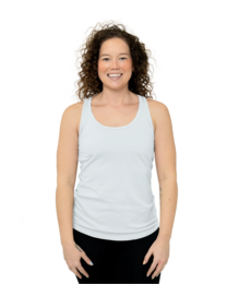 Image of a model wearing Next Level 1533 Ladies Ideal Racerback Tank