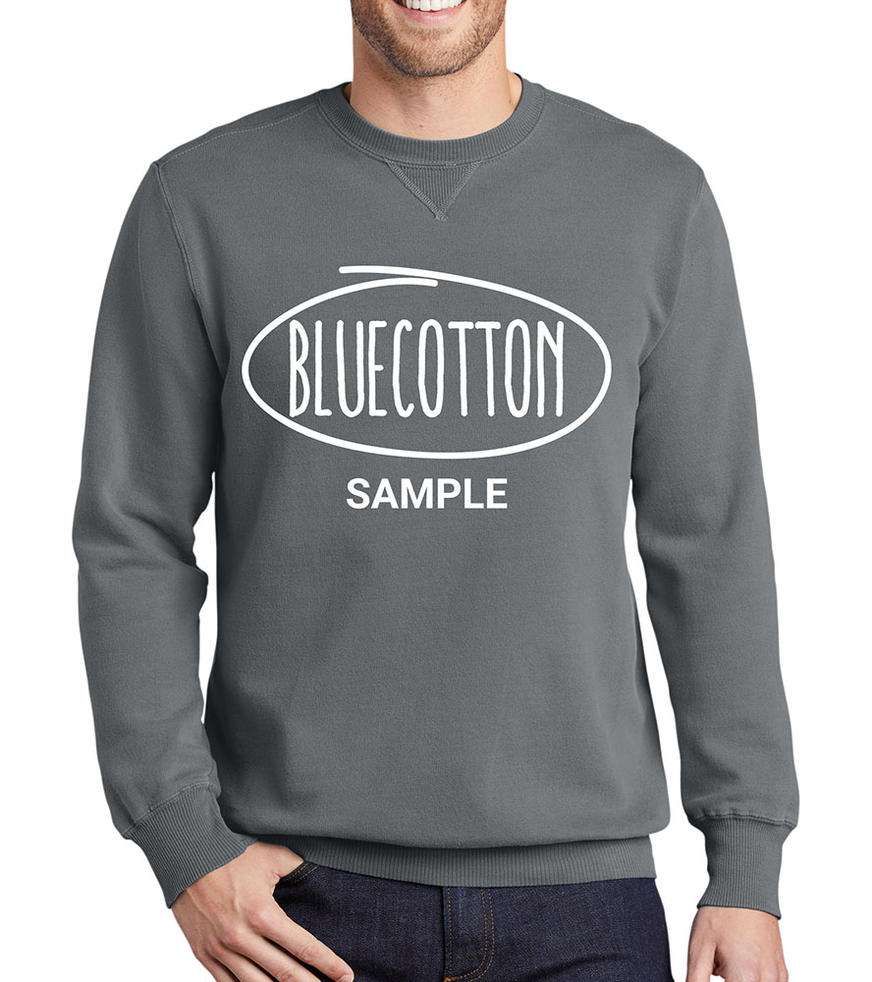 Image of PC098 Port & Company Pigment Dyed Crewneck Sweatshirt