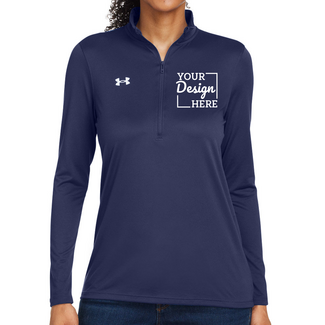 Custom Athletic Apparel:  1376862 Under Armour Ladies' Team Tech Half-Zip